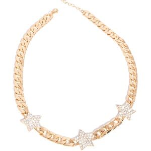 Paparazzi Gold Star Crystal Necklace